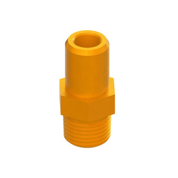 Brass “pressure intake point” PCP valve hex=11 with internal pin, connection M 1/8” EN 10226-1 (was ISO 7/1)