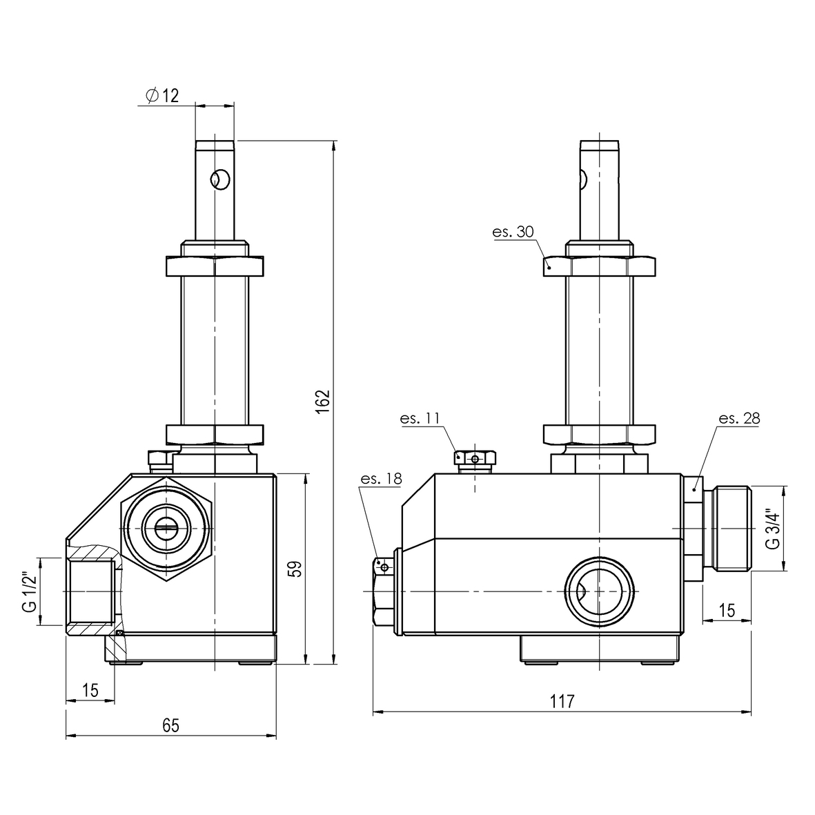 Gruppo di erogazione per fontane storiche
