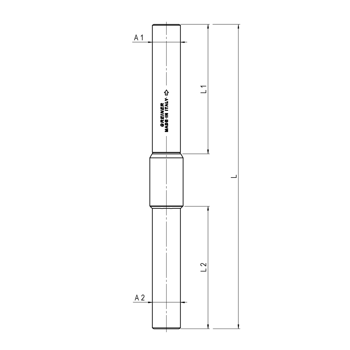 Giunto diritto in acciaio con valvola di eccesso flusso gialla (1bar-5bar) FE a saldare-FE a saldare