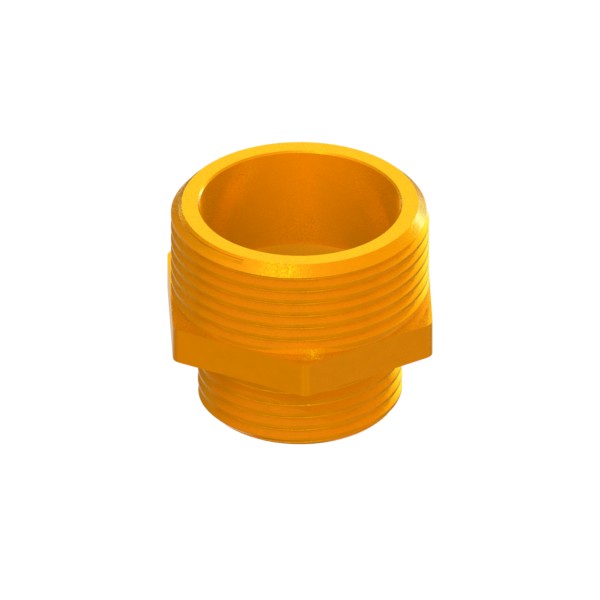 Nipplo in ottone filettato EN ISO 228-1 ridotto M-M