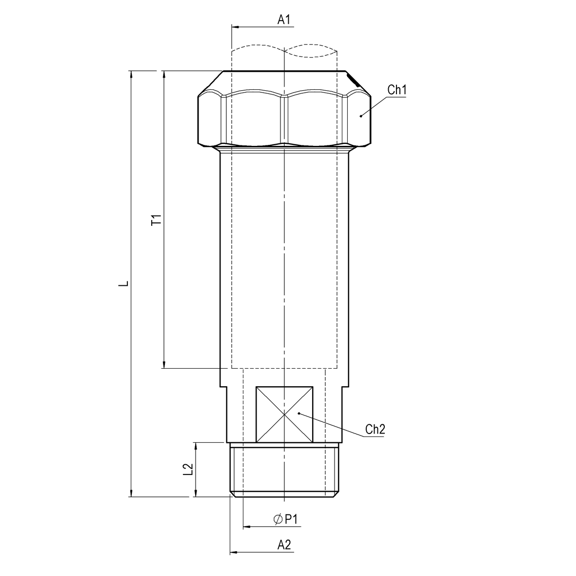 Raccordo a serraggio meccanico per tubo PE PN16 tipo lungo PE-M