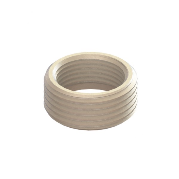 Threaded nickel-plated brass reducer EN ISO 228-1 1”x3/4” MALE-FEMALE