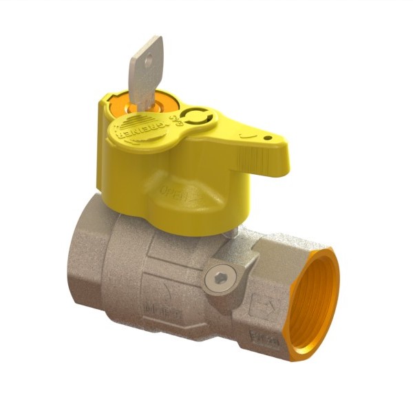 Internal system check ball valve UNI-7129 with 1 PCP with safety and arrearage lock 401 to 460 FEMALE-FEMALE